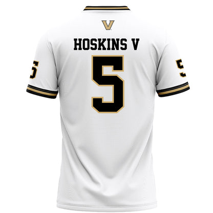 Vanderbilt - NCAA Football : Richie Hoskins V - White Football Jersey