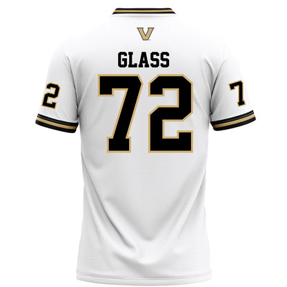 Vanderbilt - NCAA Football : Isaia Glass - White Football Jersey-1
