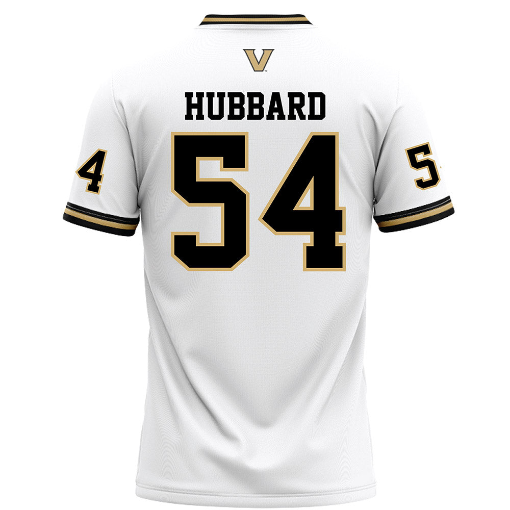 Vanderbilt - NCAA Football : Steven Hubbard - White Football Jersey