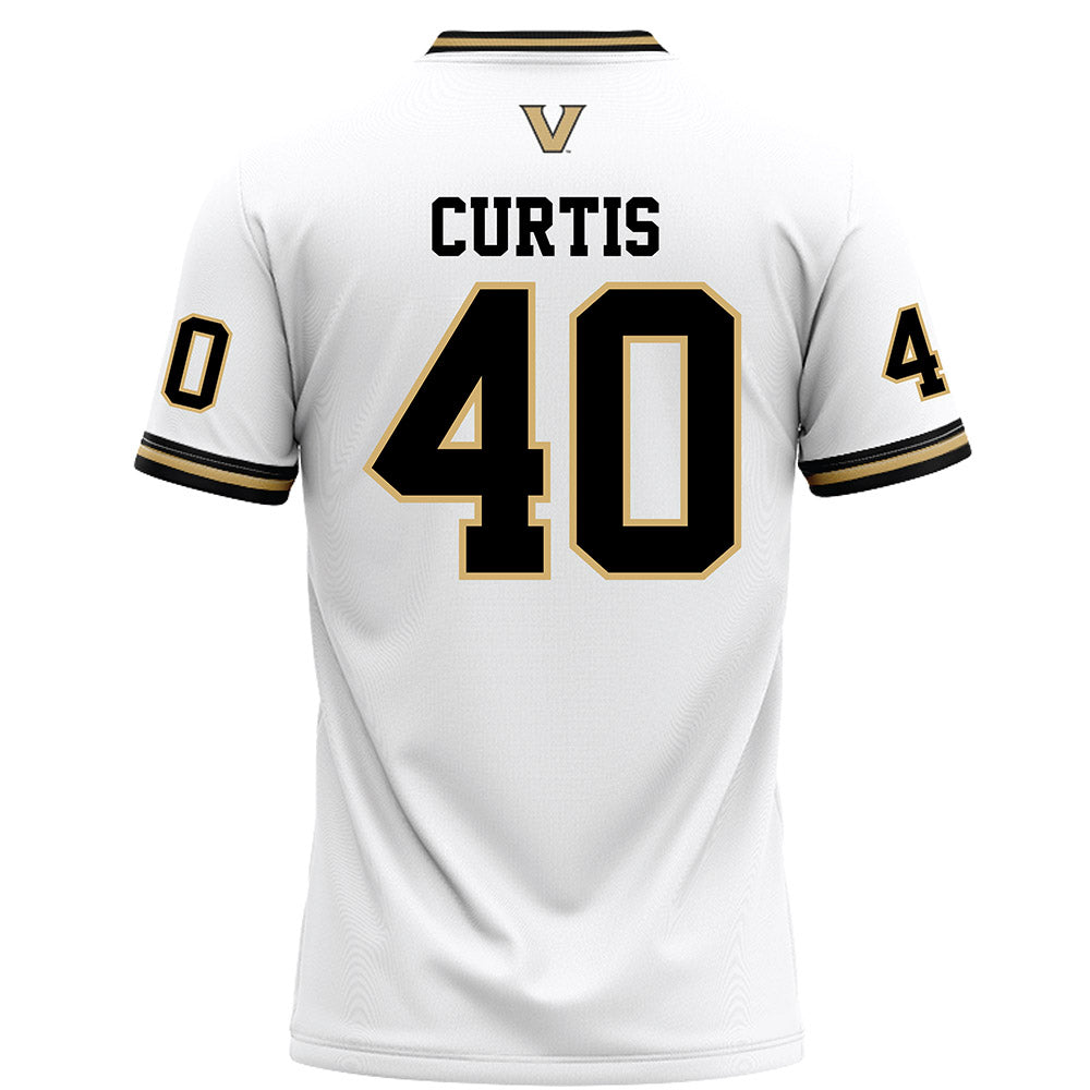 Vanderbilt - NCAA Football : Jamison Curtis - White Football Jersey-1
