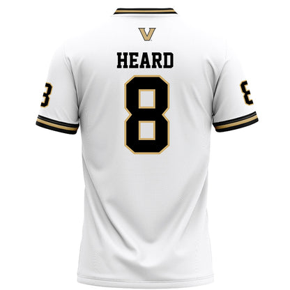 Vanderbilt - NCAA Football : CJ Heard - White Football Jersey-1
