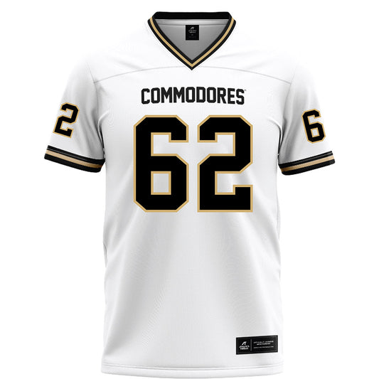Vanderbilt - NCAA Football : CJ Williams - White Football Jersey-0