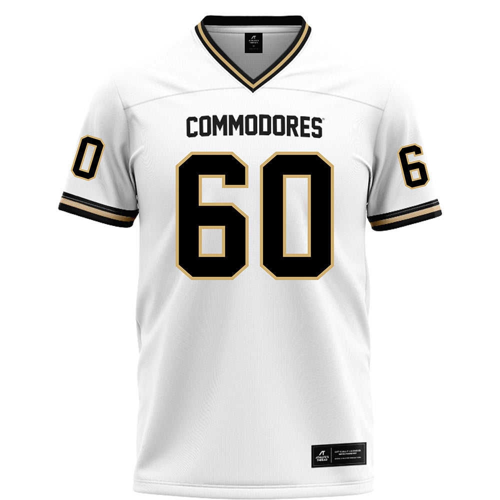 Vanderbilt - NCAA Football : Duncan MacDonald - White Football Jersey-0
