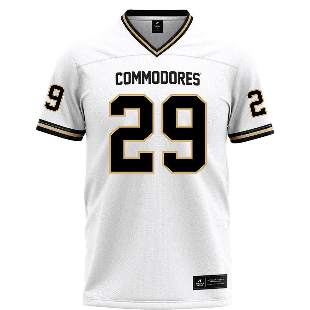 Vanderbilt - NCAA Football : Miles Capers - White Football Jersey