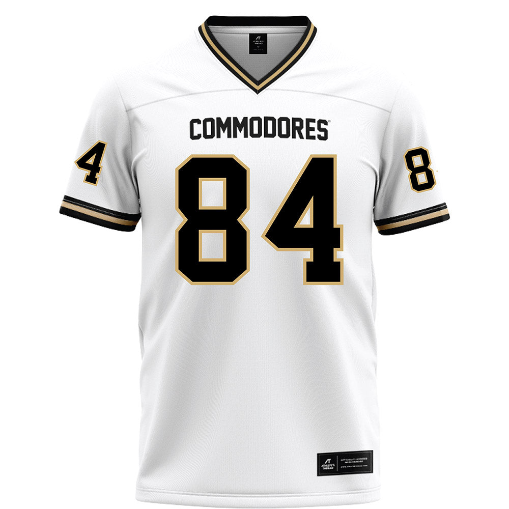 Vanderbilt - NCAA Football : Kam Johnson - White Football Jersey