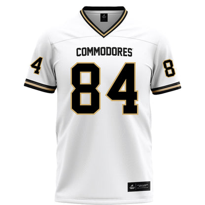 Vanderbilt - NCAA Football : Kam Johnson - White Football Jersey
