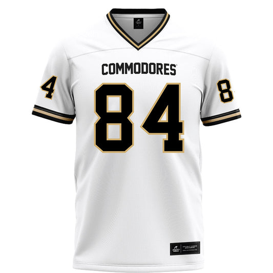 Vanderbilt - NCAA Football : Kam Johnson - White Football Jersey