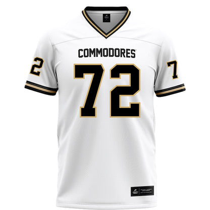 Vanderbilt - NCAA Football : Joshua Raymond - White Football Jersey-0