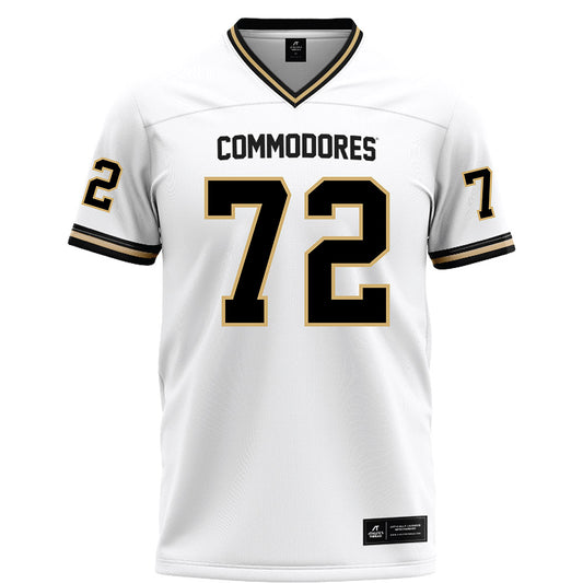 Vanderbilt - NCAA Football : Joshua Raymond - White Football Jersey-0