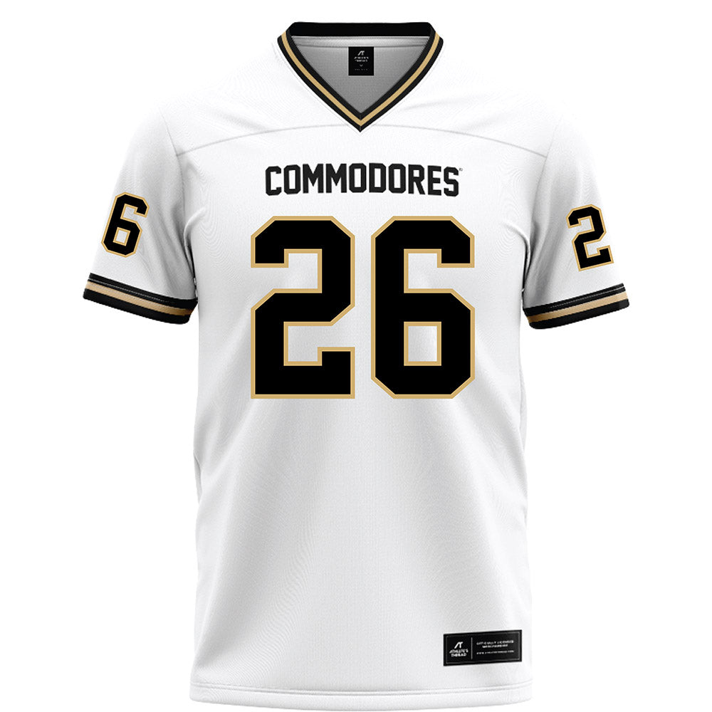 Vanderbilt - NCAA Football : Cayden Daniels - White Football Jersey-0