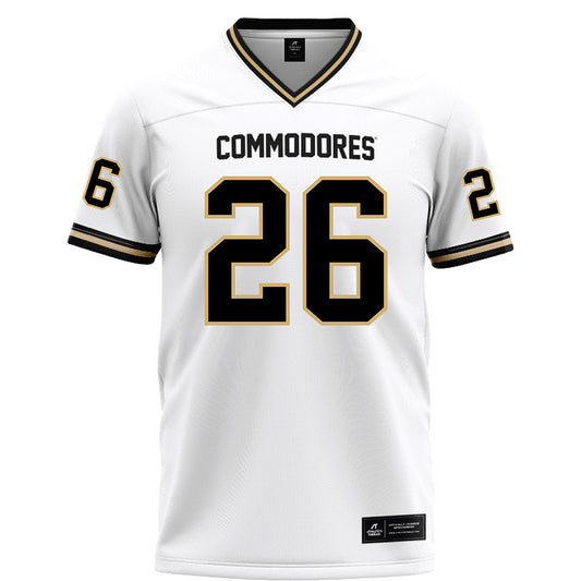 Vanderbilt - NCAA Football : Cayden Daniels - White Football Jersey-0