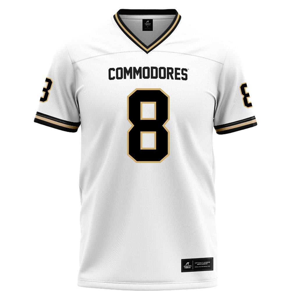 Vanderbilt - NCAA Football : CJ Heard - White Football Jersey-0