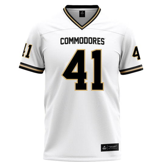 Vanderbilt - NCAA Football : Jamezell Lassiter - White Football Jersey
