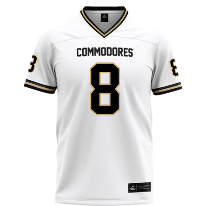 Vanderbilt - NCAA Football : Tyson Russell - White Football Jersey
