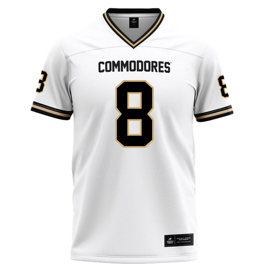Vanderbilt - NCAA Football : Tyson Russell - White Football Jersey
