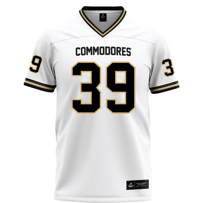 Vanderbilt - NCAA Football : Brail Lipford - White Football Jersey