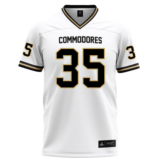 Vanderbilt - NCAA Football : Payne Daniel - White Football Jersey-0