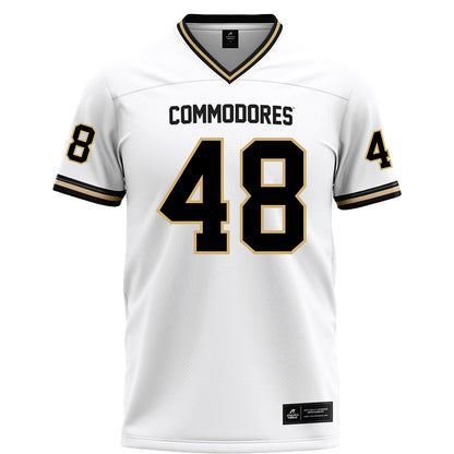 Vanderbilt - NCAA Football : Larry Benton III - White Football Jersey