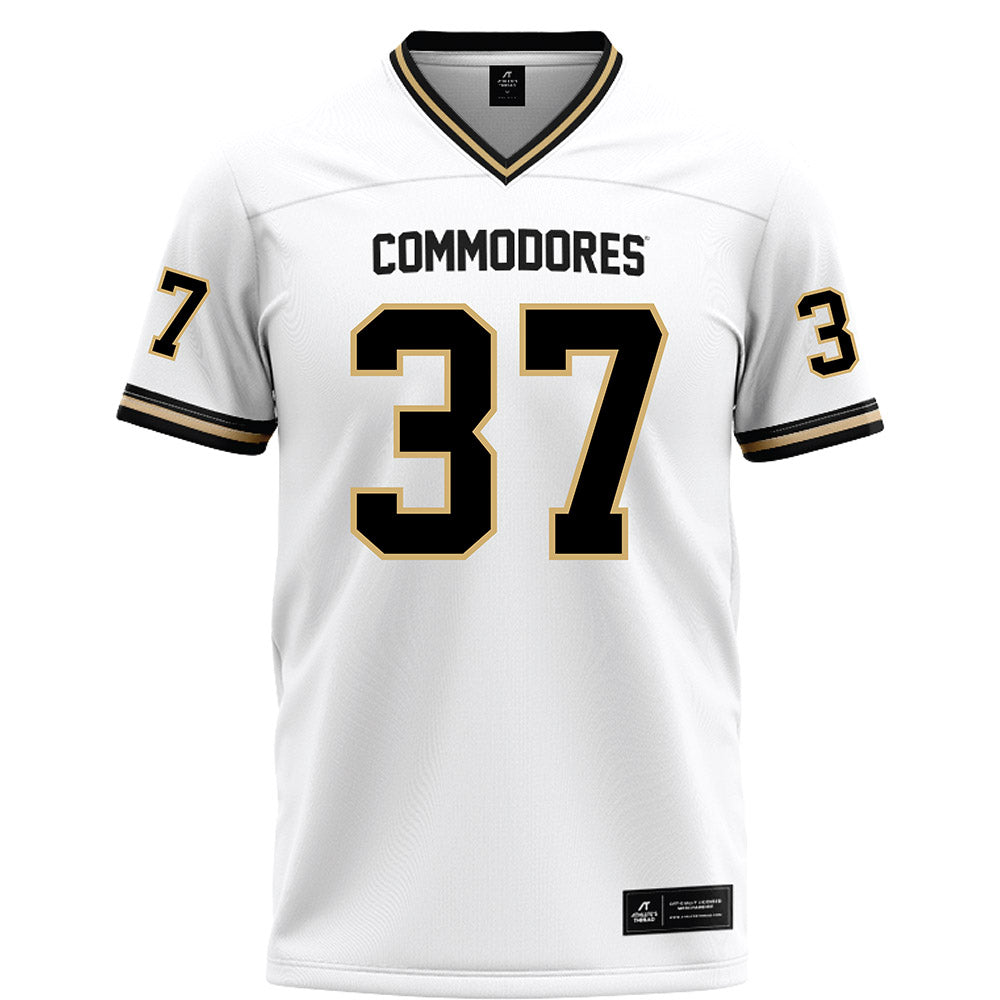 Vanderbilt - NCAA Football : Jack Wanzung - White Football Jersey-0