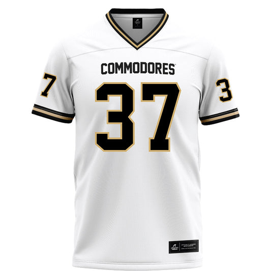 Vanderbilt - NCAA Football : Jack Wanzung - White Football Jersey-0
