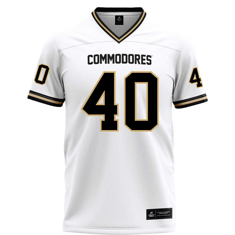 Vanderbilt - NCAA Football : Jamison Curtis - White Football Jersey-0