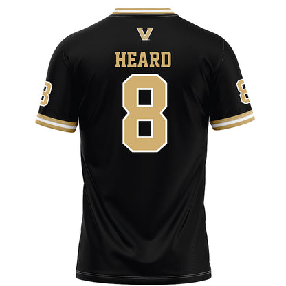 Vanderbilt - NCAA Football : CJ Heard - Black Football Jersey-1