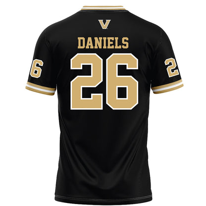Vanderbilt - NCAA Football : Cayden Daniels - Black Football Jersey-1