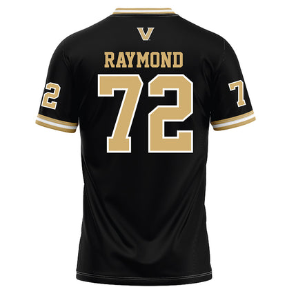 Vanderbilt - NCAA Football : Joshua Raymond - Black Football Jersey-1