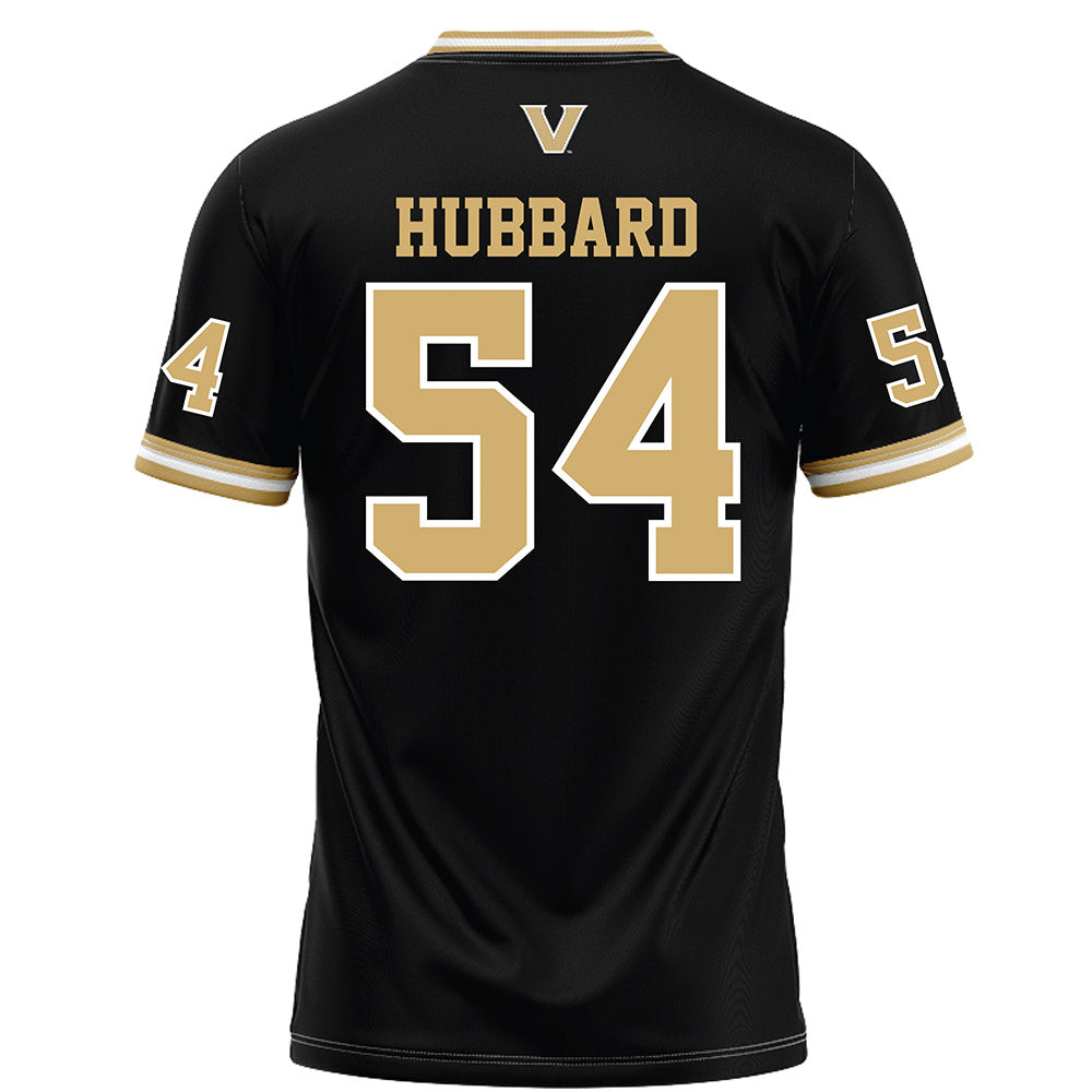 Vanderbilt - NCAA Football : Steven Hubbard - Black Football Jersey