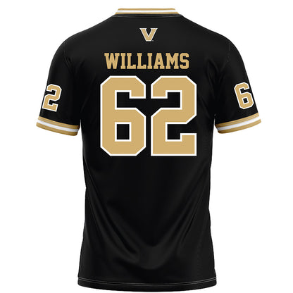 Vanderbilt - NCAA Football : CJ Williams - Black Football Jersey-1