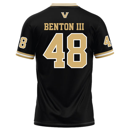 Vanderbilt - NCAA Football : Larry Benton III - Black Football Jersey