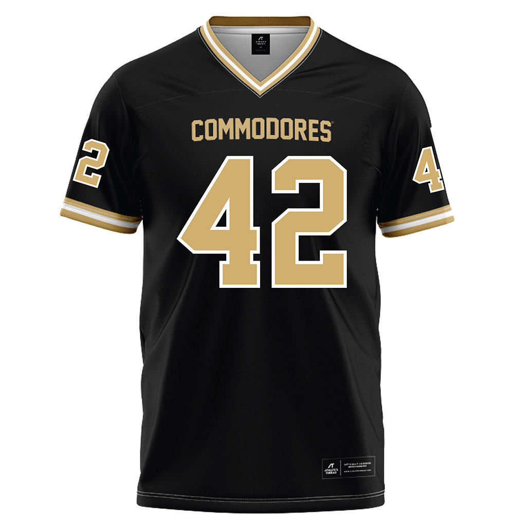 Vanderbilt - NCAA Football : Callahan Blair - Black Football Jersey-0