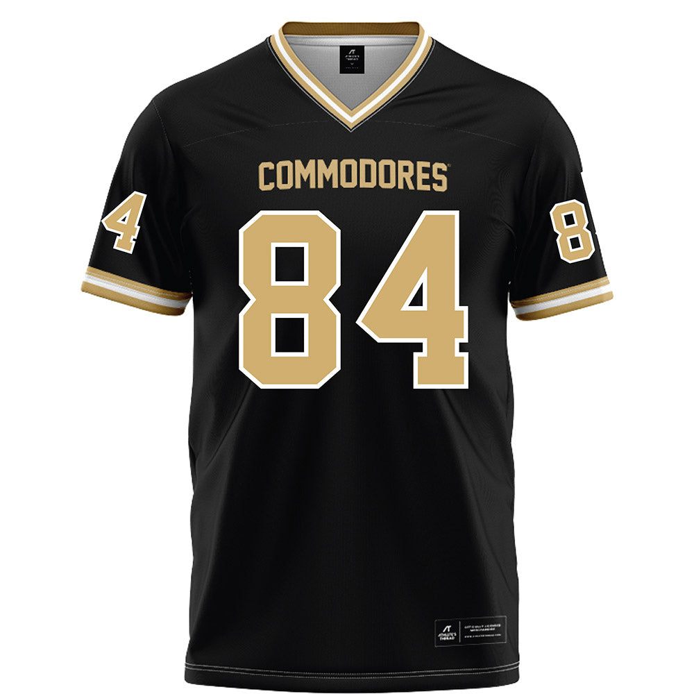 Vanderbilt - NCAA Football : Kam Johnson - Black Football Jersey