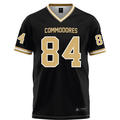 Vanderbilt - NCAA Football : Kam Johnson - Black Football Jersey