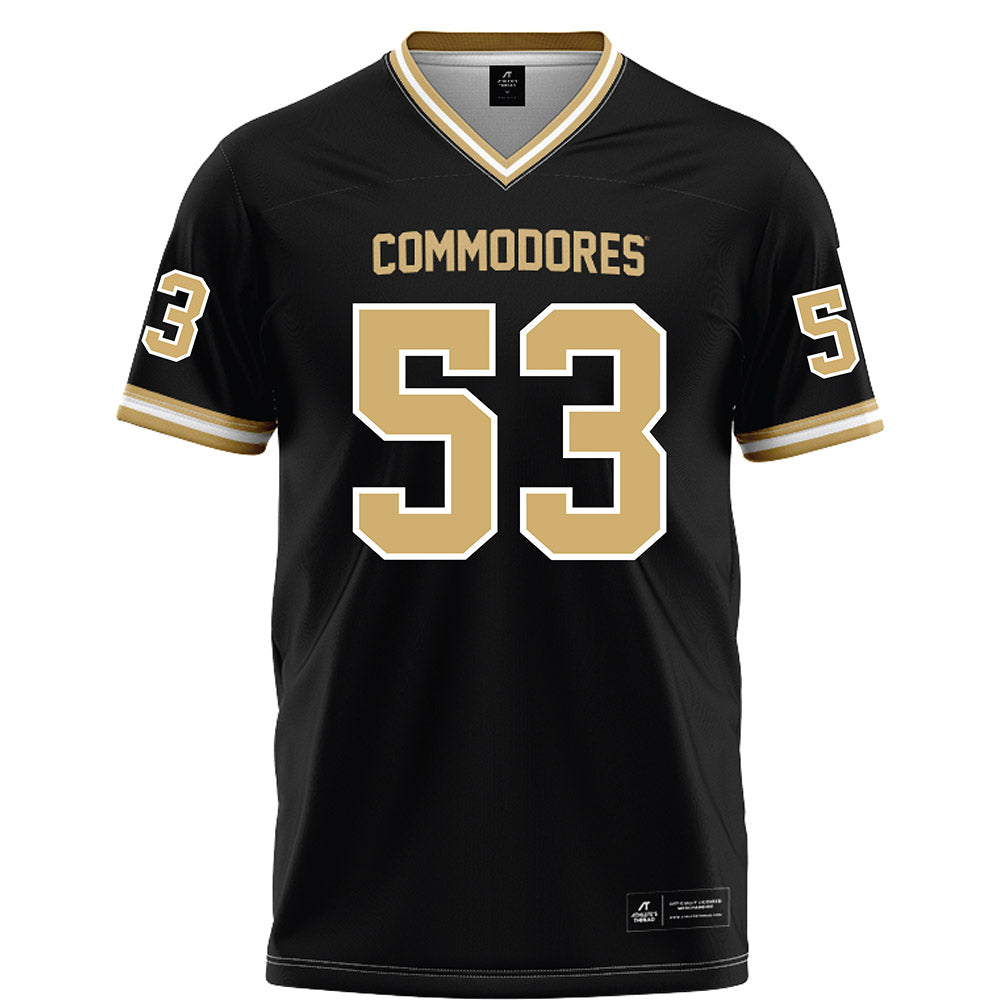 Vanderbilt - NCAA Football : Glenn Seabrooks III - Black Football Jersey