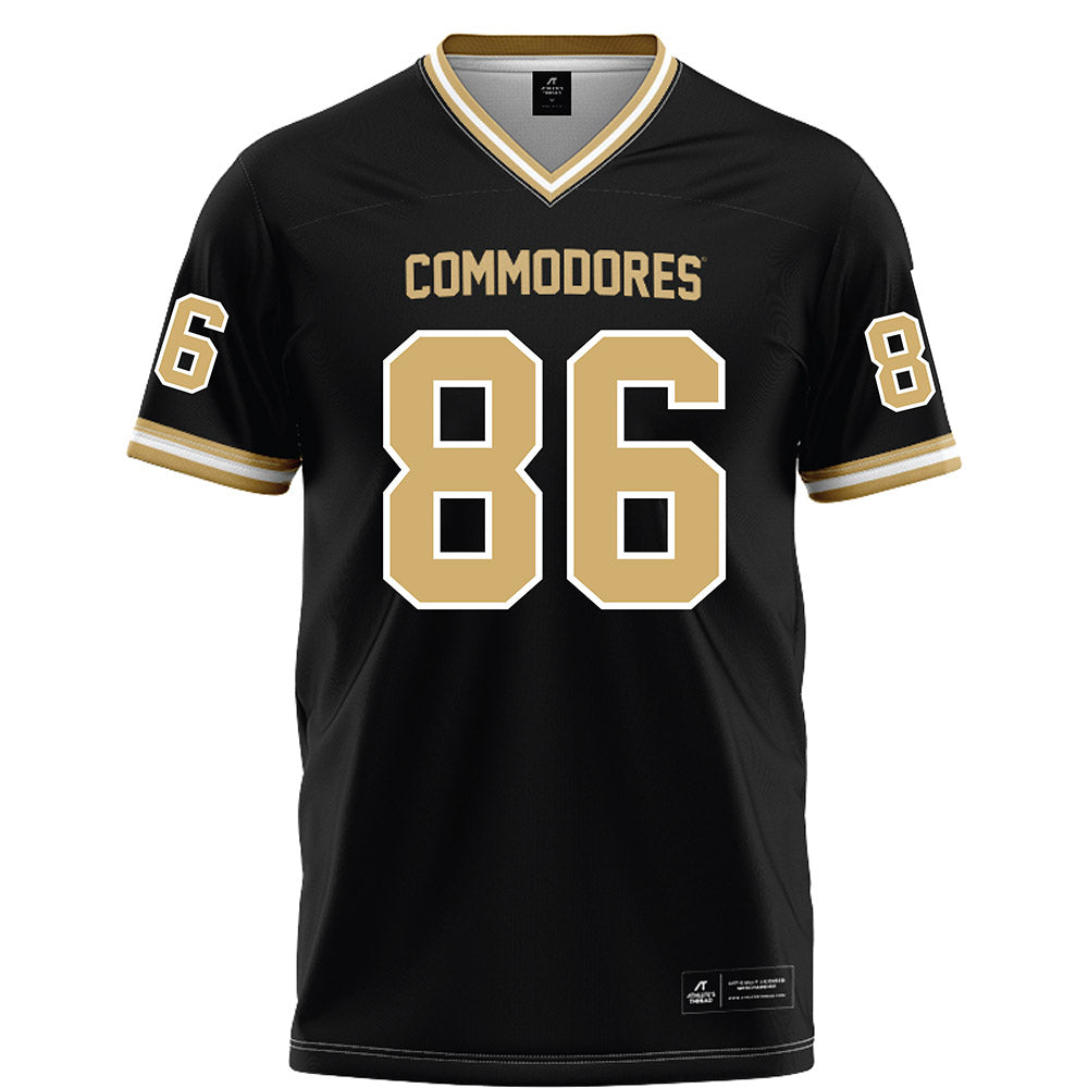 Vanderbilt - NCAA Football : Witt Edwards - Black Football Jersey