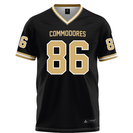 Vanderbilt - NCAA Football : Witt Edwards - Black Football Jersey