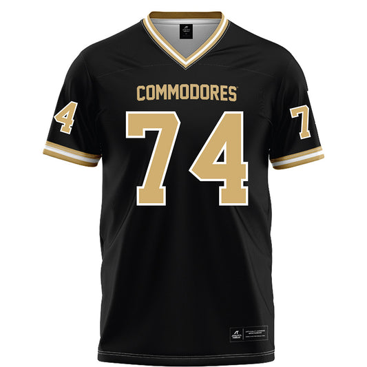 Vanderbilt - NCAA Football : Cameron Bosen - Black Football Jersey