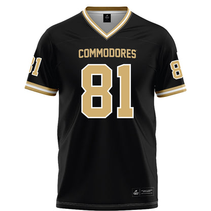 Vanderbilt - NCAA Football : Kayleb barnett - Black Football Jersey-0