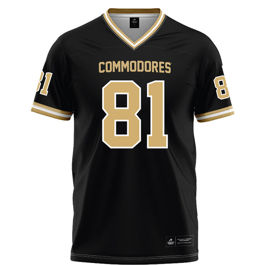 Vanderbilt - NCAA Football : Kayleb barnett - Black Football Jersey-0