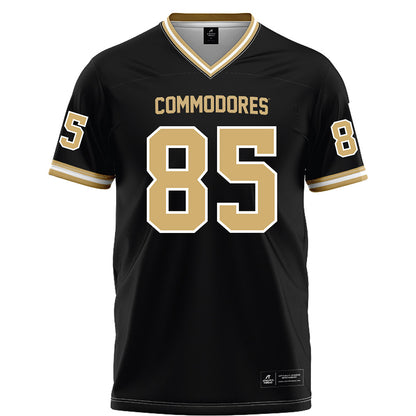 Vanderbilt - NCAA Football : Lebron Hill - Black Football Jersey-0