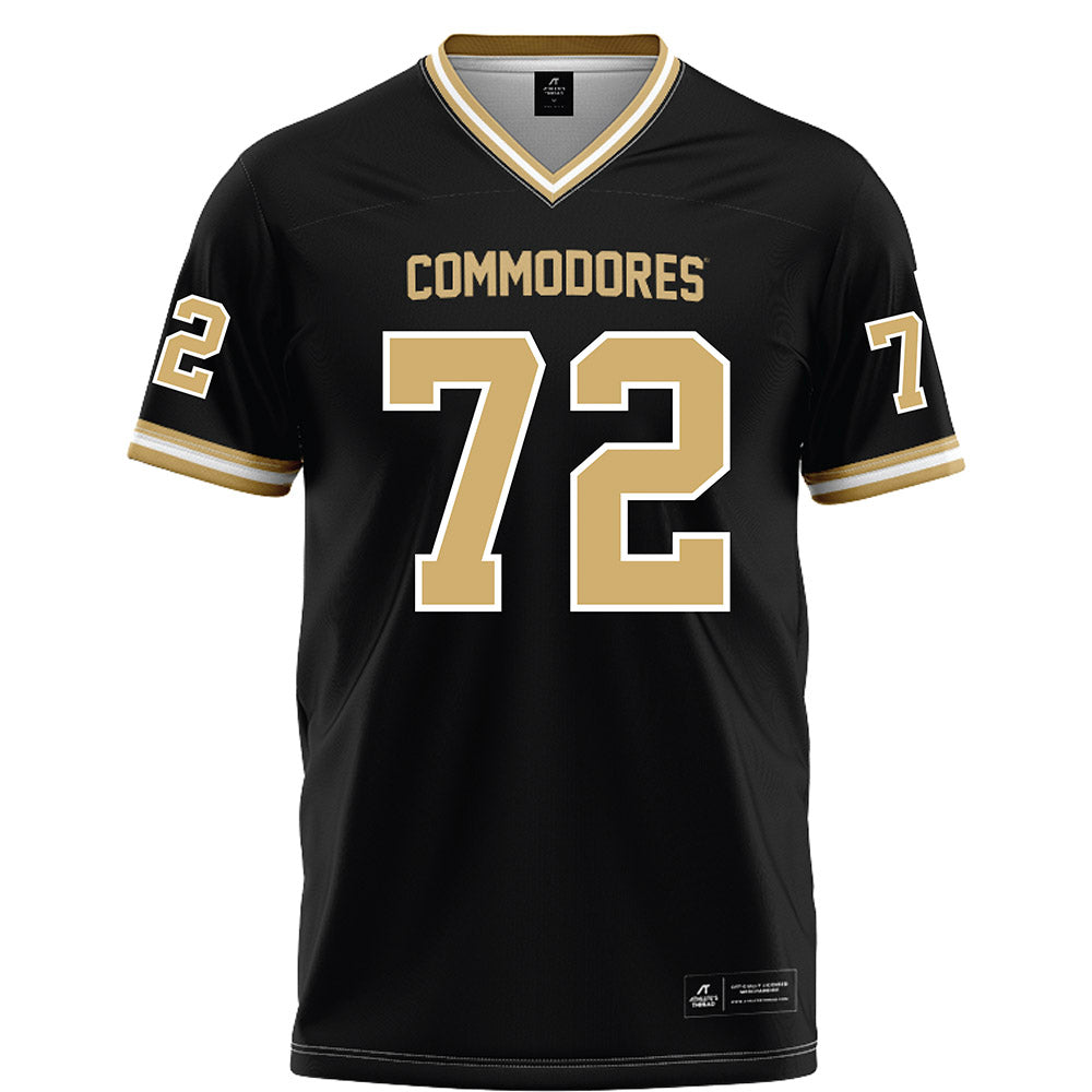 Vanderbilt - NCAA Football : Joshua Raymond - Black Football Jersey-0