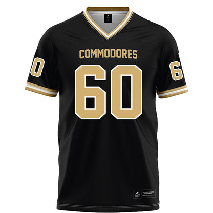 Vanderbilt - NCAA Football : Duncan MacDonald - Black Football Jersey-0