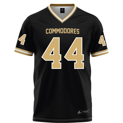 Vanderbilt - NCAA Football : Gabe Fisher - Black Football Jersey-0