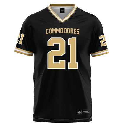 Vanderbilt - NCAA Football : Davin Chandler - Black Football Jersey-0