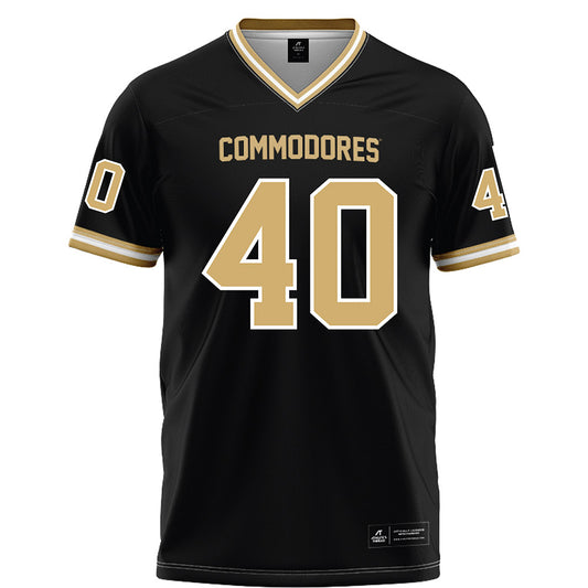 Vanderbilt - NCAA Football : Jamison Curtis - Black Football Jersey-0