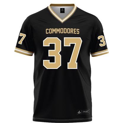 Vanderbilt - NCAA Football : Jack Wanzung - Black Football Jersey-0