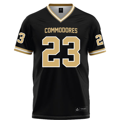 Vanderbilt - NCAA Football : Carson Lawrence - Black Football Jersey-0