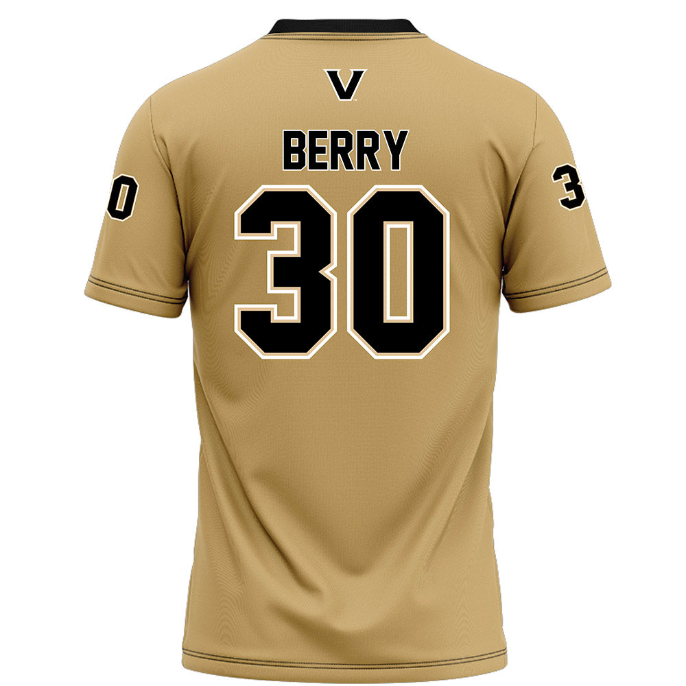 Vanderbilt - NCAA Football : Trudell Berry - Football Jersey-1