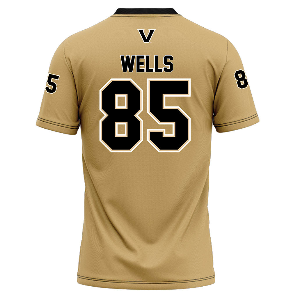 Vanderbilt - NCAA Football : Landon Wells - Football Jersey